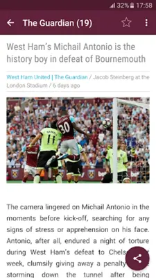 West Ham Football News android App screenshot 6